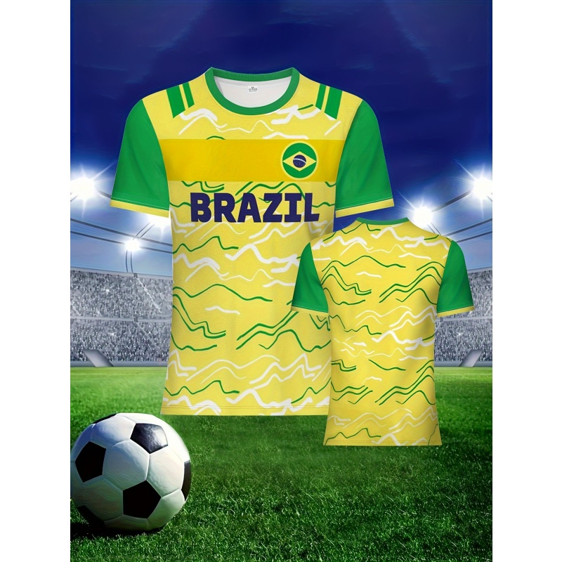 Street Fashion Brazil - Brazil Soccer #10 T-Shirt Men Women