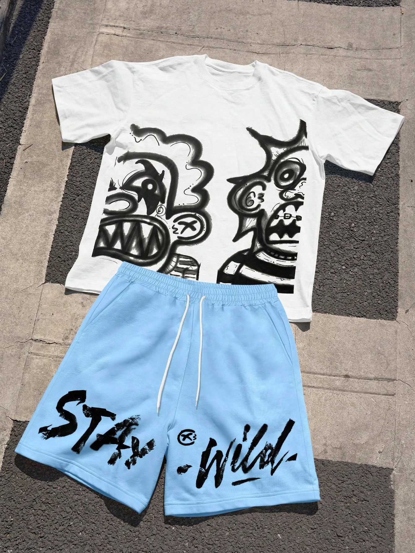 Street Fashion Designers - 2026 Summer New Men's Short-Sleeved Set