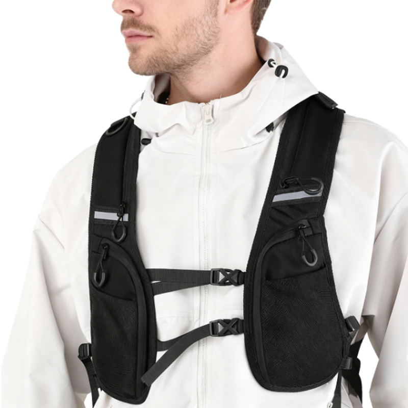 Street Fashion Vest - Reflective Design Chest Pack Outdoor Sports