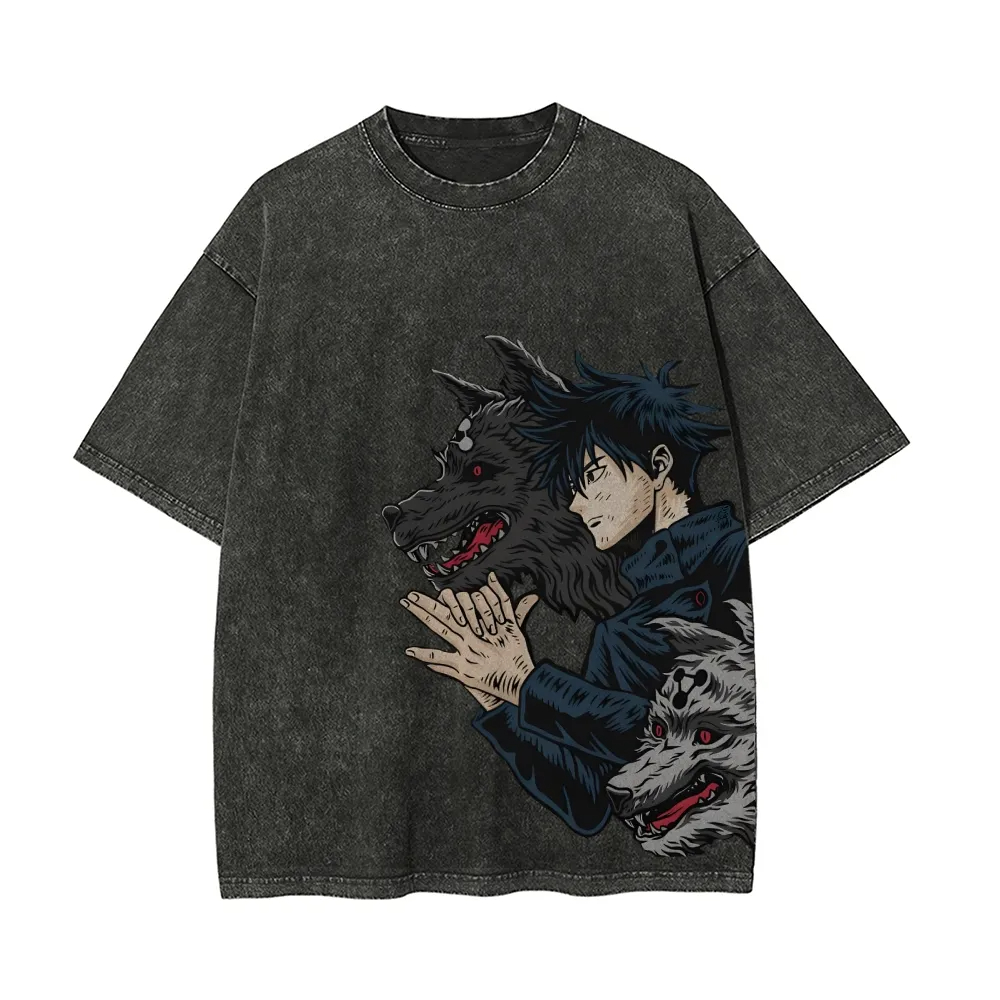 Street Fashion Japan - Megumi Fushiguro T Shirt Men Jujutsu