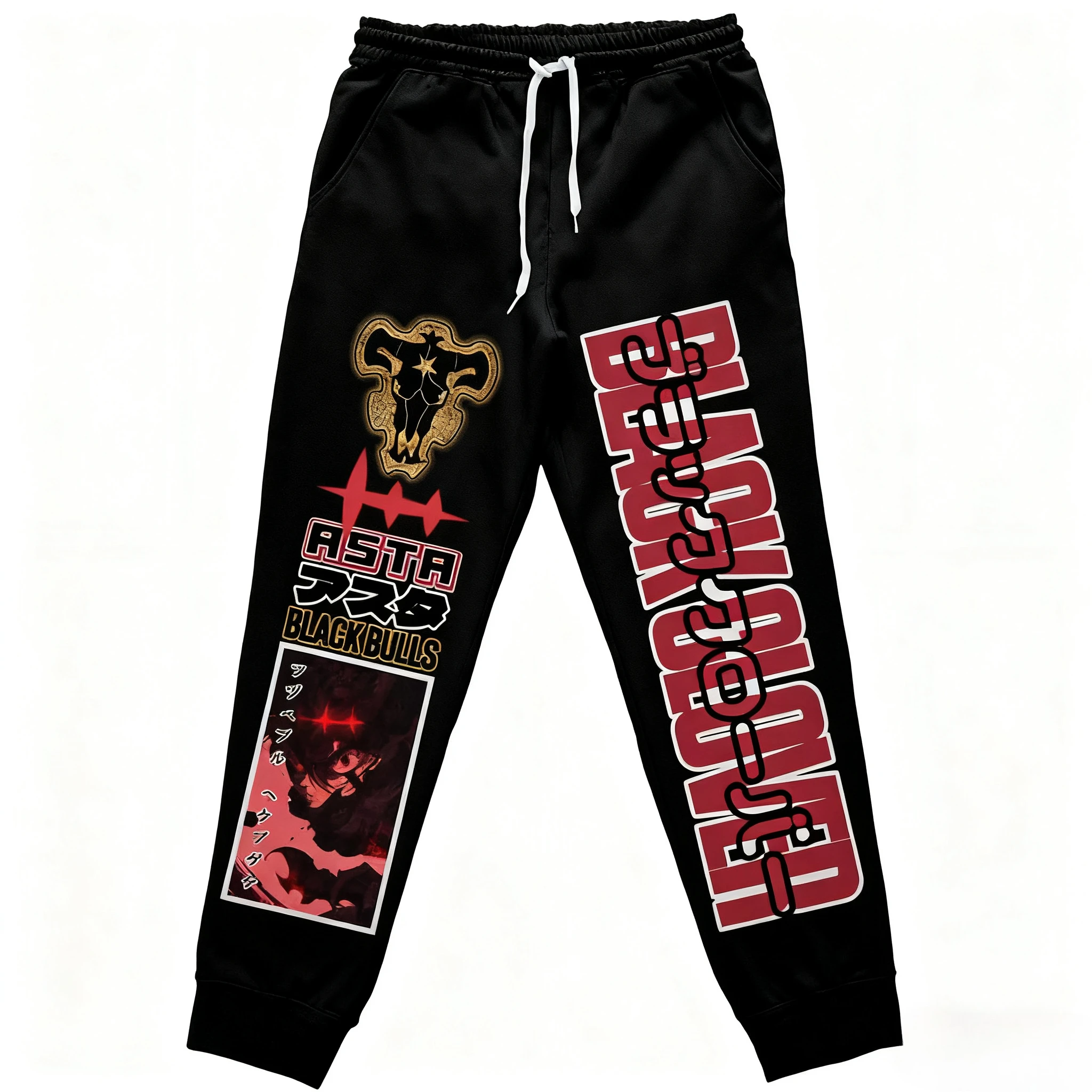 Street Fashion Japan - New Black Clover Anime Men Sweatpants