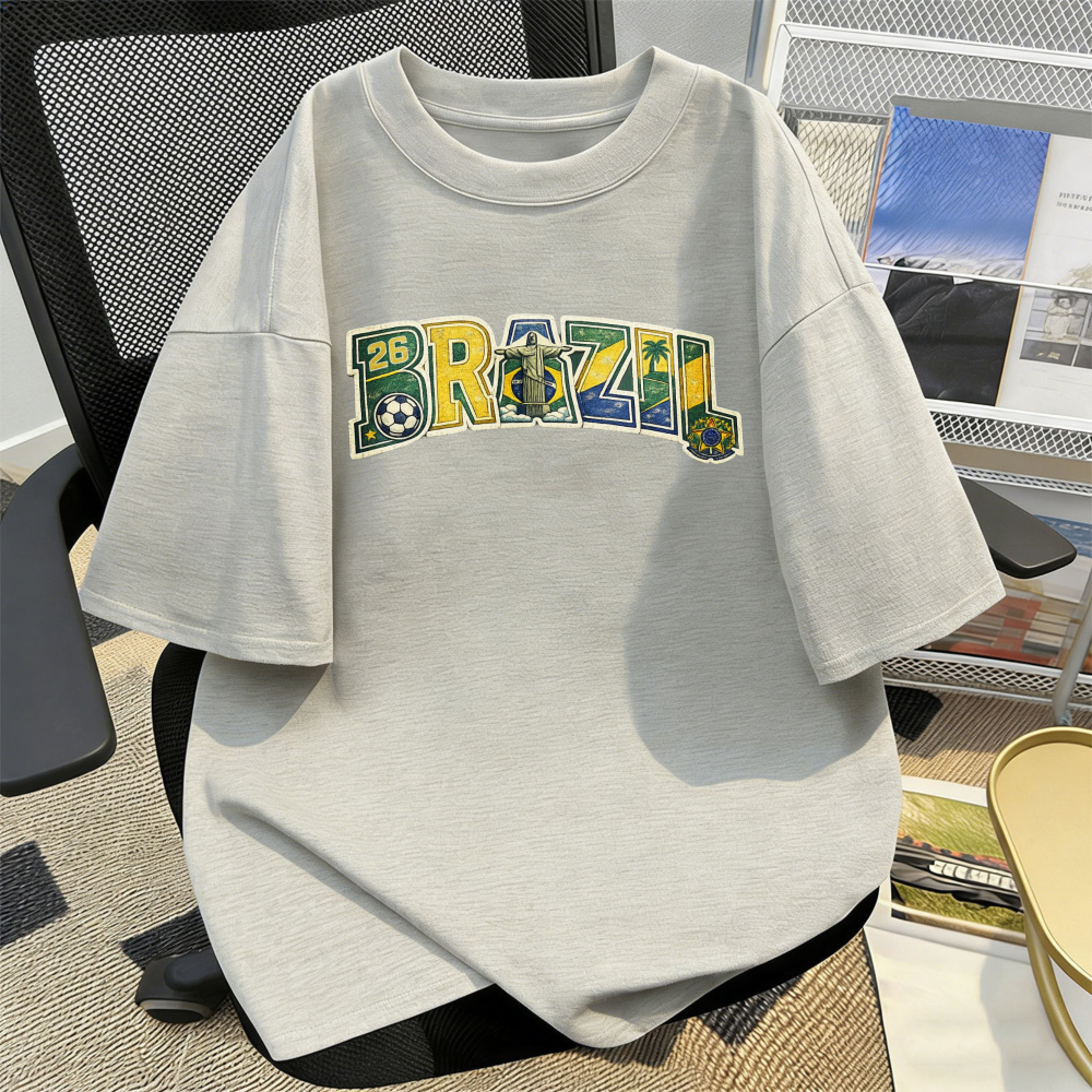 Brazil 2026 Soccer Tee Retro F - Street Fashion Brazil 리뷰 및 가격