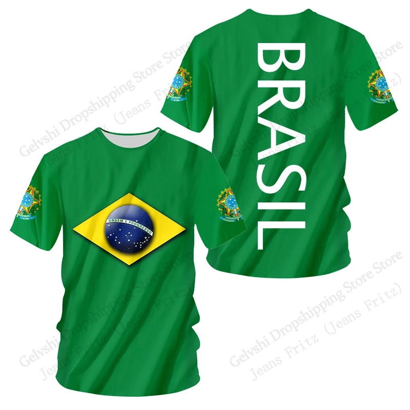 Brazil Letter Mens T-shirt Bra - Street Fashion Brazil 리뷰 및 가격