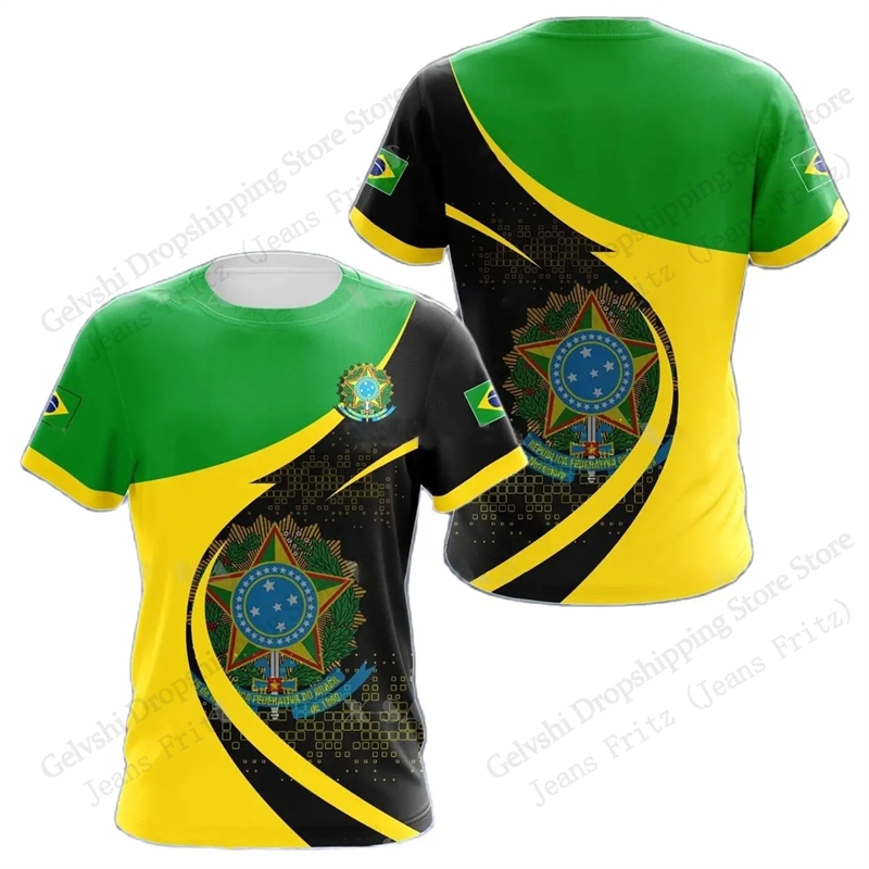 Brazil Letter Mens T-shirt Bra - Street Fashion Brazil 리뷰 및 가격