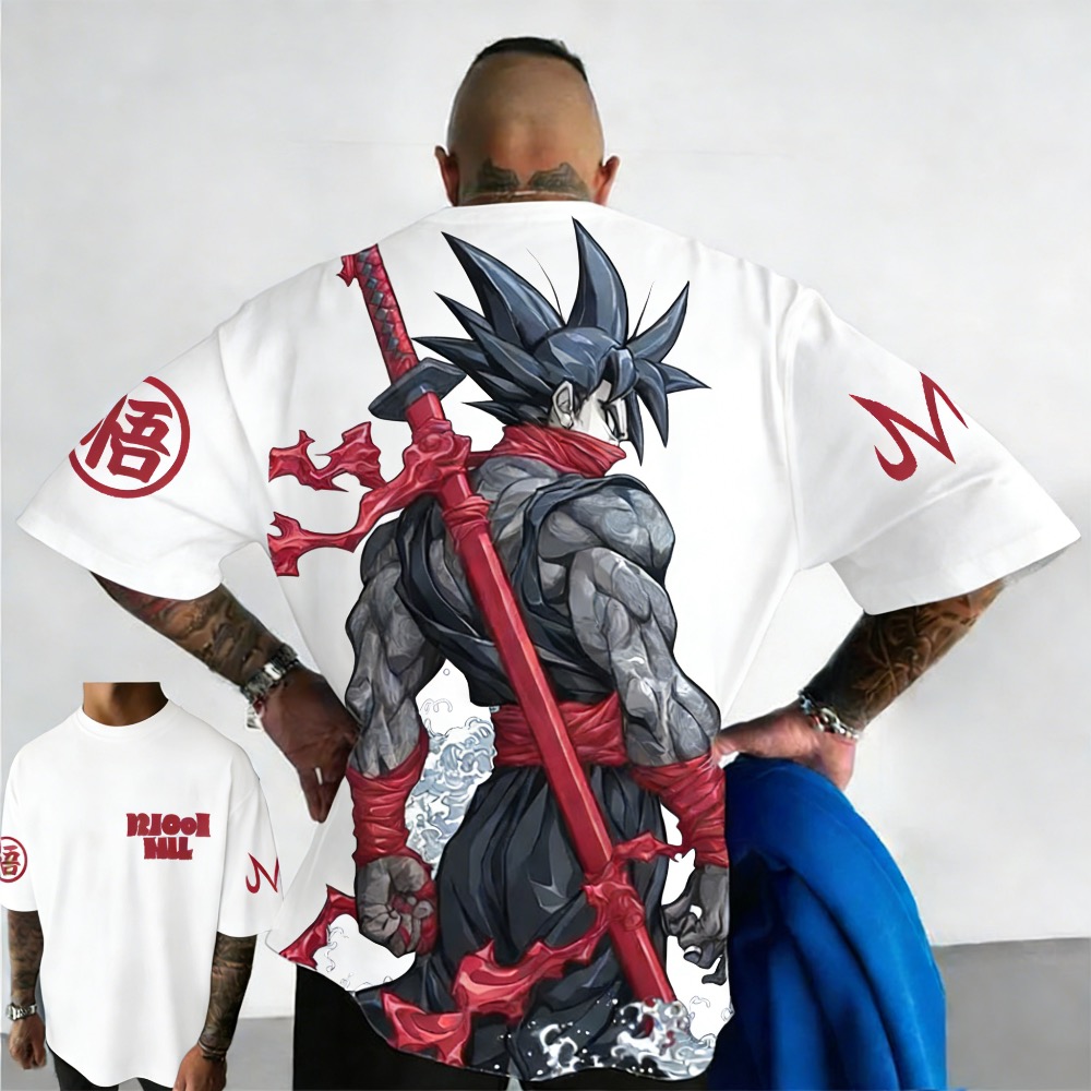 Plus Size Dragon Ball Summer A - Street Fashion Japan 리뷰 및 가격