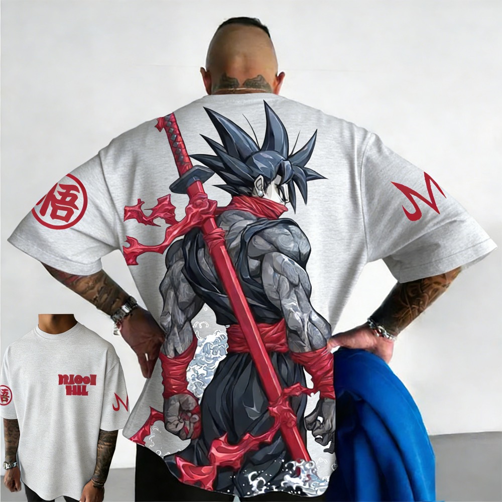 Plus Size Dragon Ball Summer A - Street Fashion Japan 리뷰 및 가격