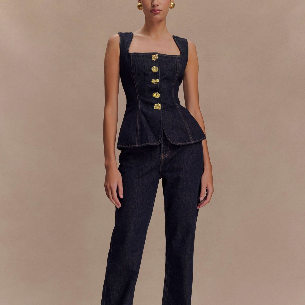 Summer Denim Pant Sets Women 2 - Street Fashion Vest 리뷰 및 가격