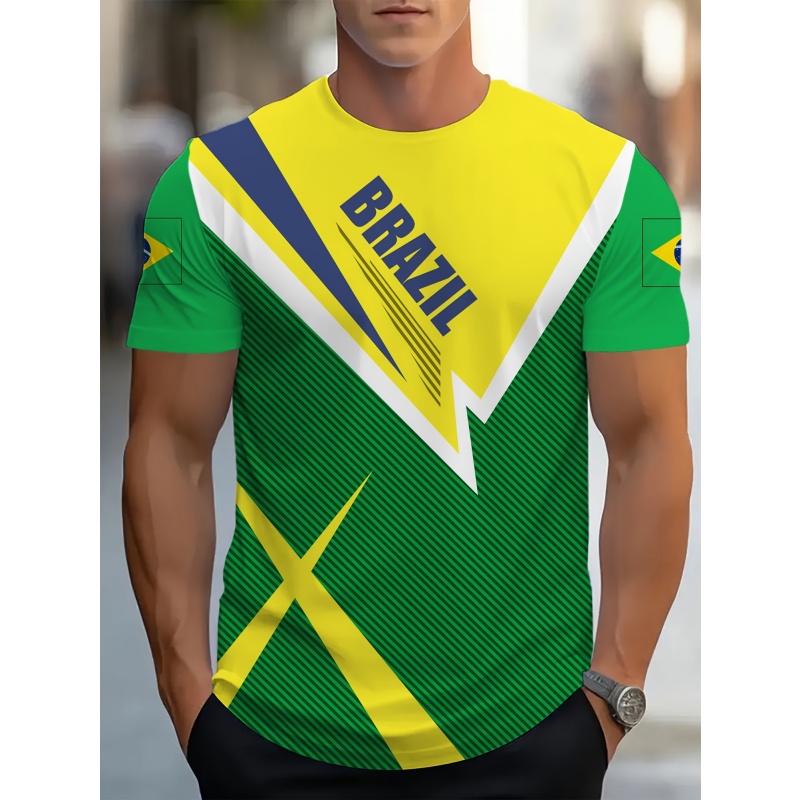 Brazil Soccer #10 T-Shirt Men  - Street Fashion Brazil 리뷰 및 가격