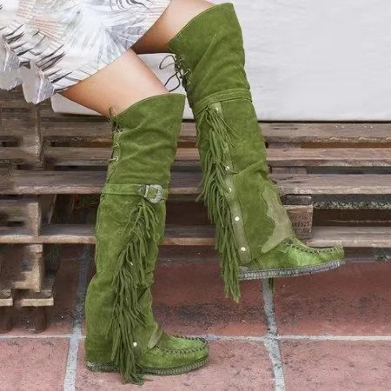 Fashion Bohemia Knee-length Wo - Street Fashion Girls 리뷰 및 가격