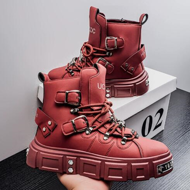 Luxury Rivet Black High top Sn - Street Fashion Luxury 리뷰 및 가격