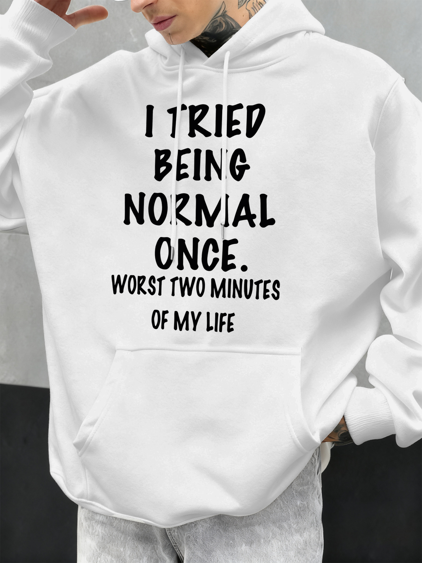 Stay Calm and Normal Funny Des - Street Fashion Elements 리뷰 및 가격