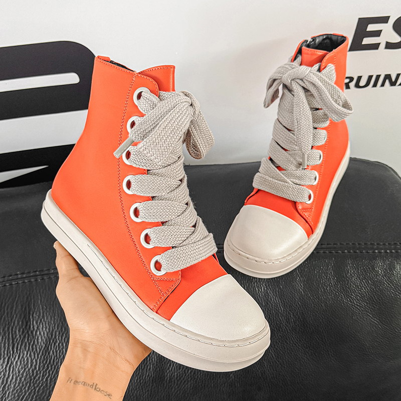 Original Pink Men High-top Sne - Street Fashion Designers 리뷰 및 가격