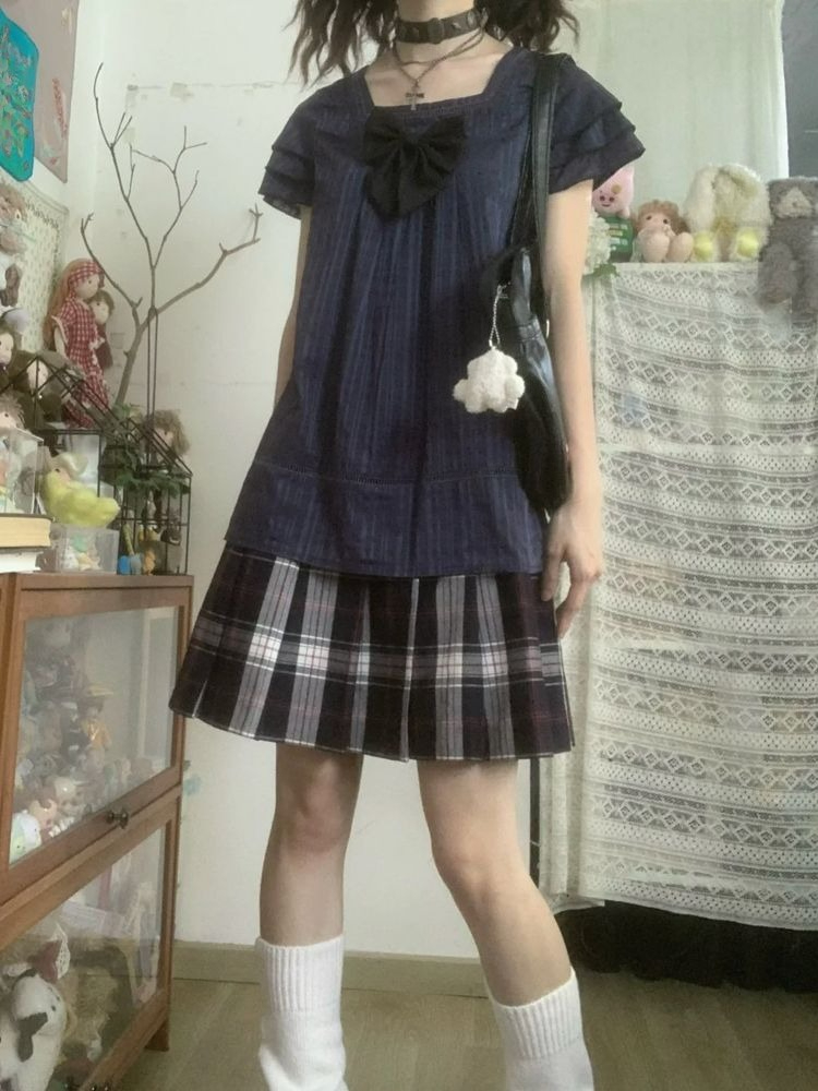 Vintage Japanese Style Two Pie - Street Fashion Japan 리뷰 및 가격