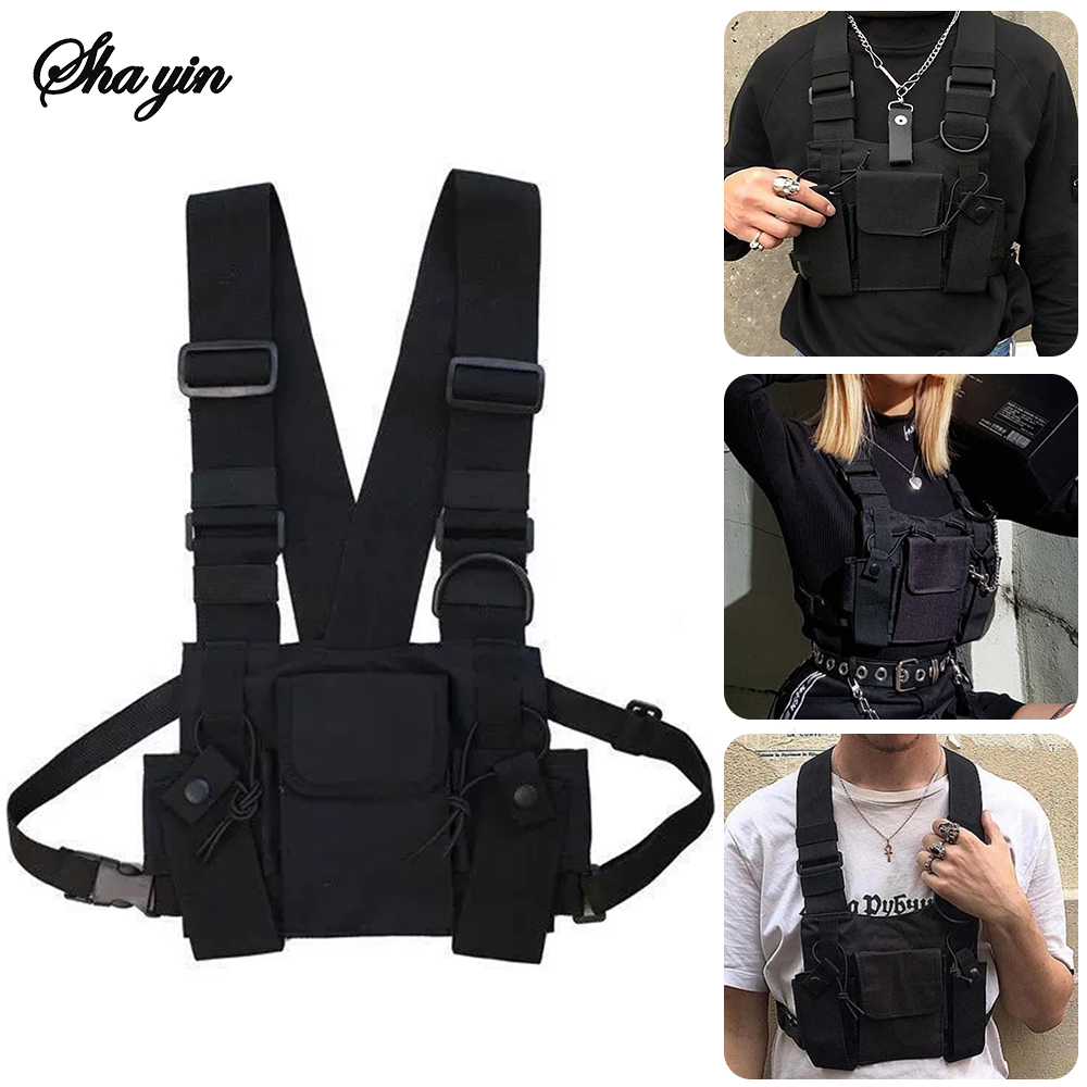 Functional Tactical Chest Bag  - Street Fashion Vest 리뷰 및 가격