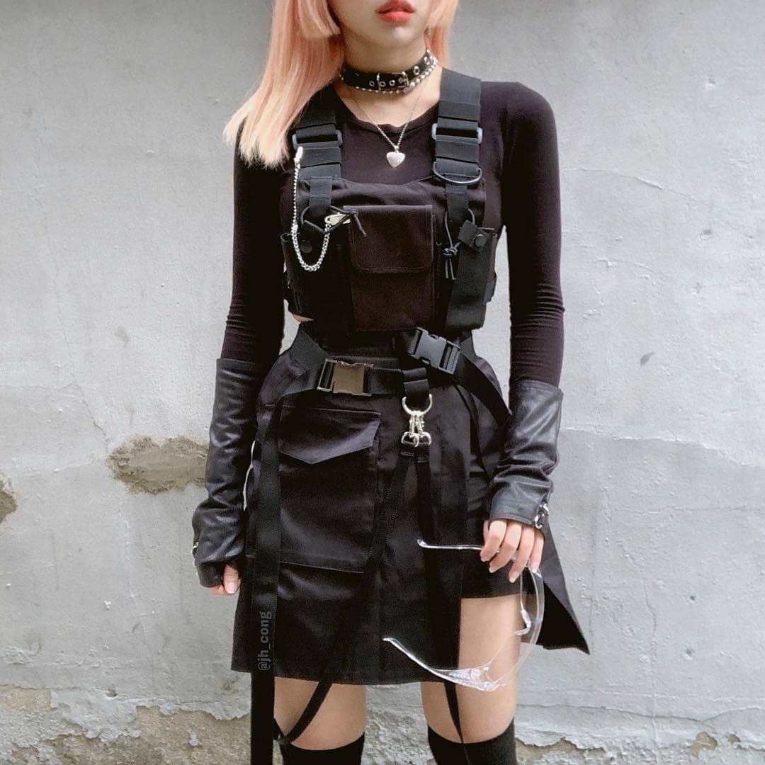 Functional Tactical Chest Bag  - Street Fashion Vest 리뷰 및 가격