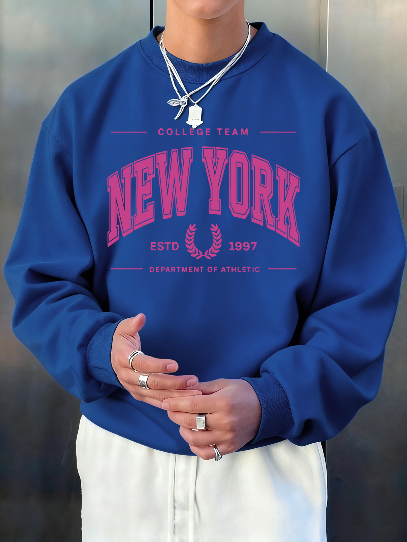 New York Estd 1997 Printed Mal - Street Fashion Elements 리뷰 및 가격