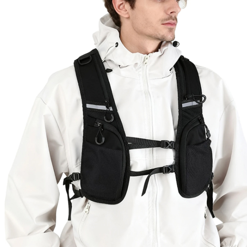 Reflective Design Chest Pack O - Street Fashion Vest 리뷰 및 가격