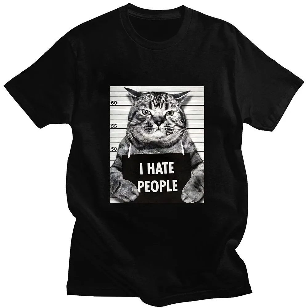 Asian sizeI Meow Print T-shirt - Street Fashion Asian 리뷰 및 가격
