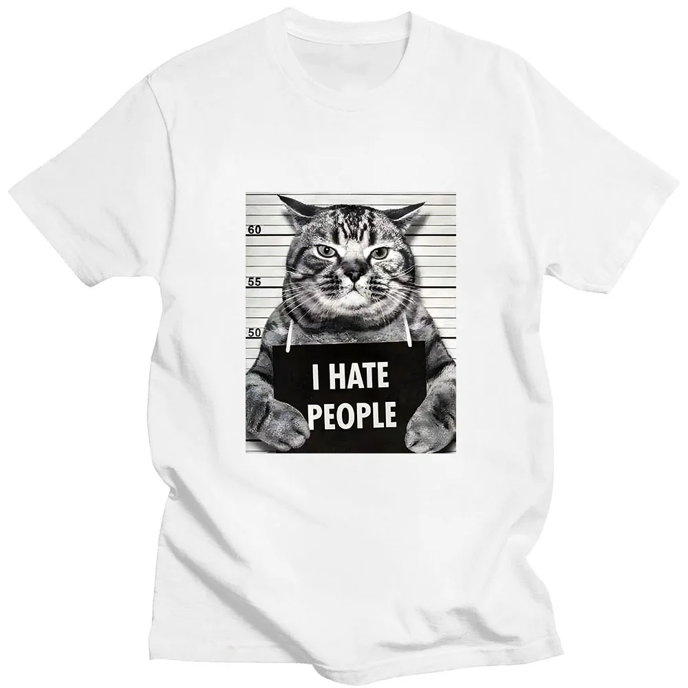 Asian sizeI Meow Print T-shirt - Street Fashion Asian 리뷰 및 가격