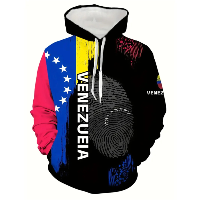 Colombian Venezuela Flag Hoodi - Street Fashion Brazil 리뷰 및 가격