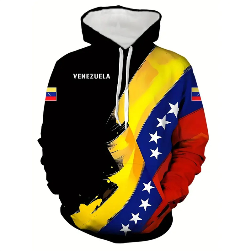 Colombian Venezuela Flag Hoodi - Street Fashion Brazil 리뷰 및 가격