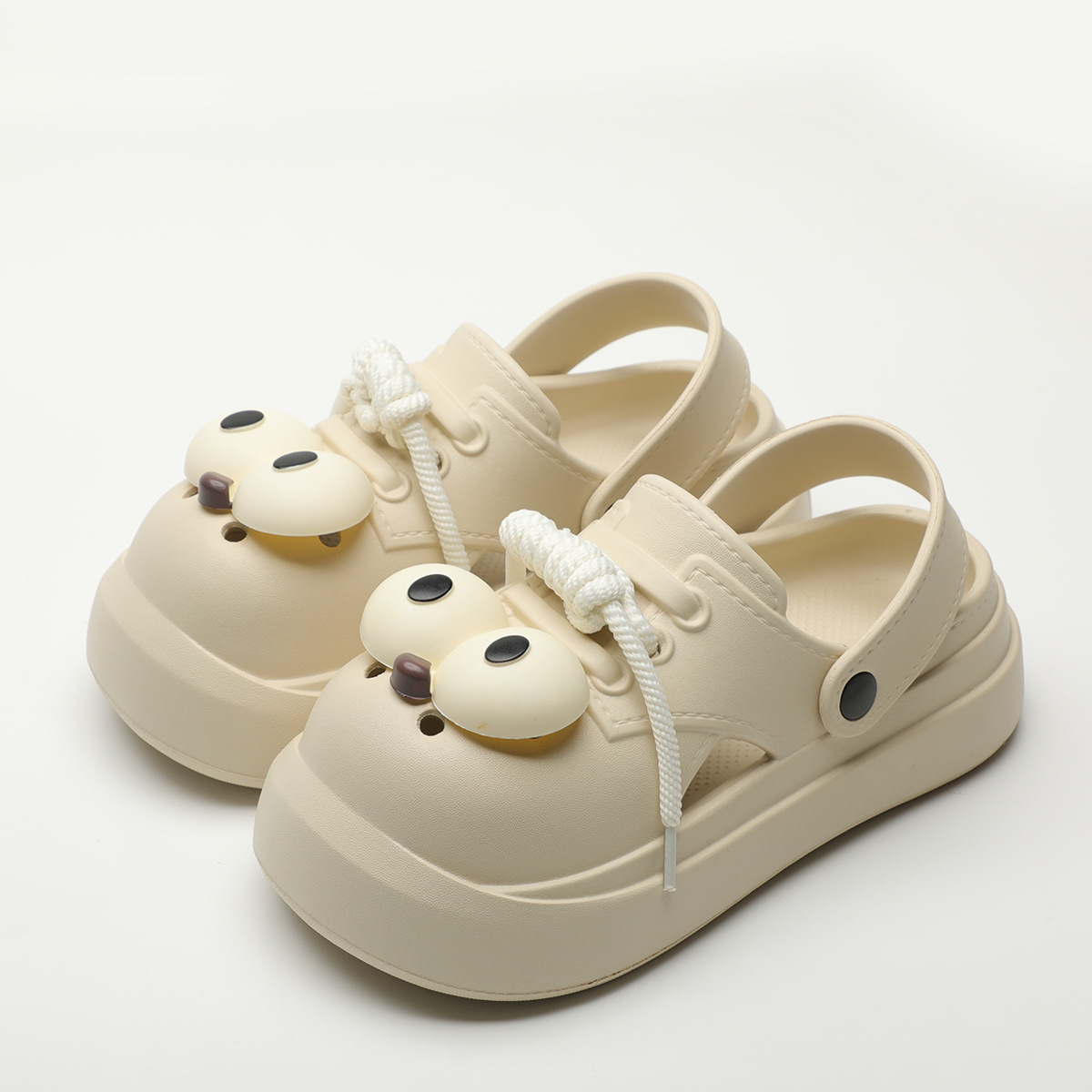 Cute DIY Big Eyes Fashion Clog - Street Fashion Girls 리뷰 및 가격