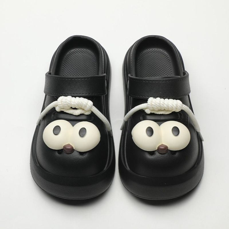 Cute DIY Big Eyes Fashion Clog - Street Fashion Girls 리뷰 및 가격