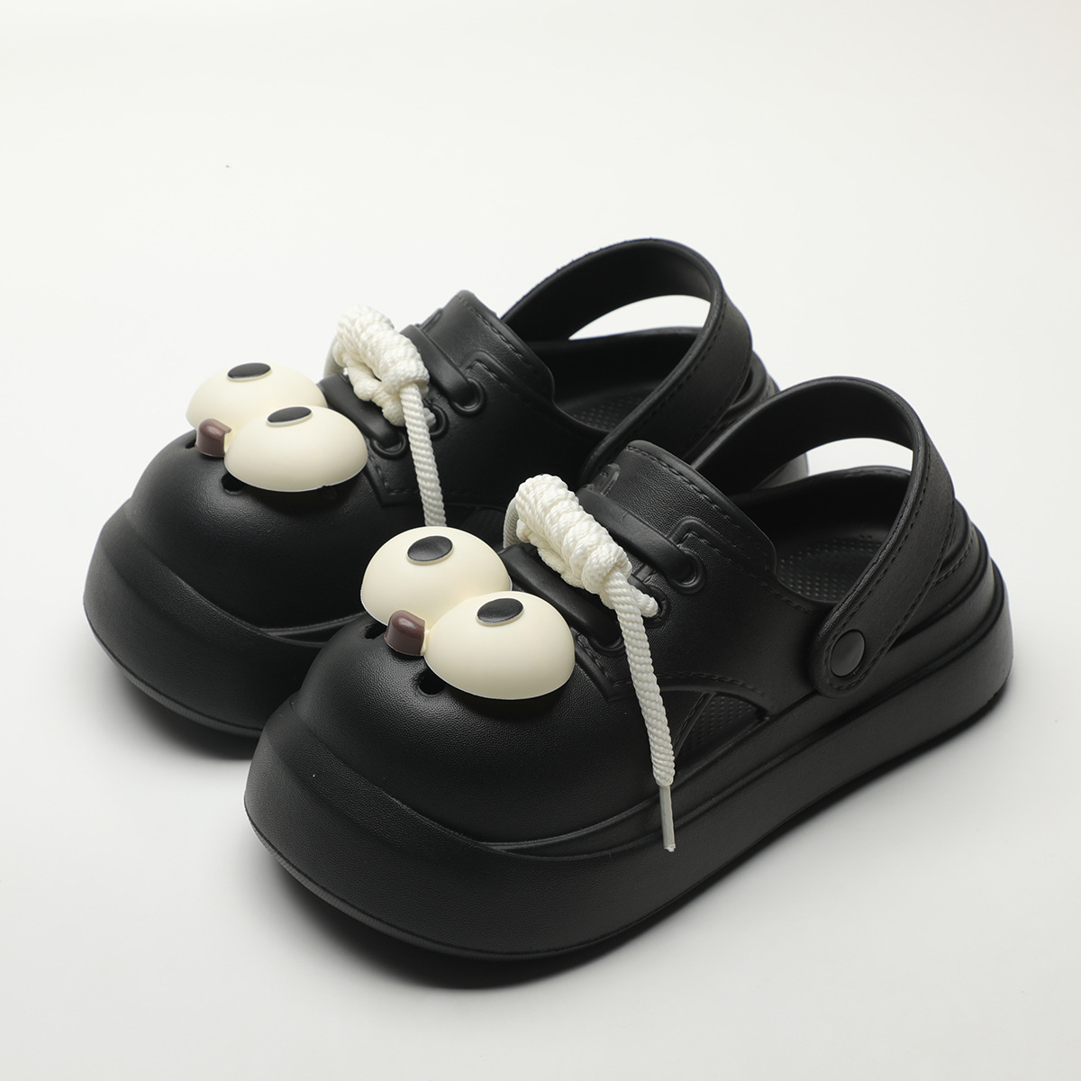Cute DIY Big Eyes Fashion Clog - Street Fashion Girls 리뷰 및 가격