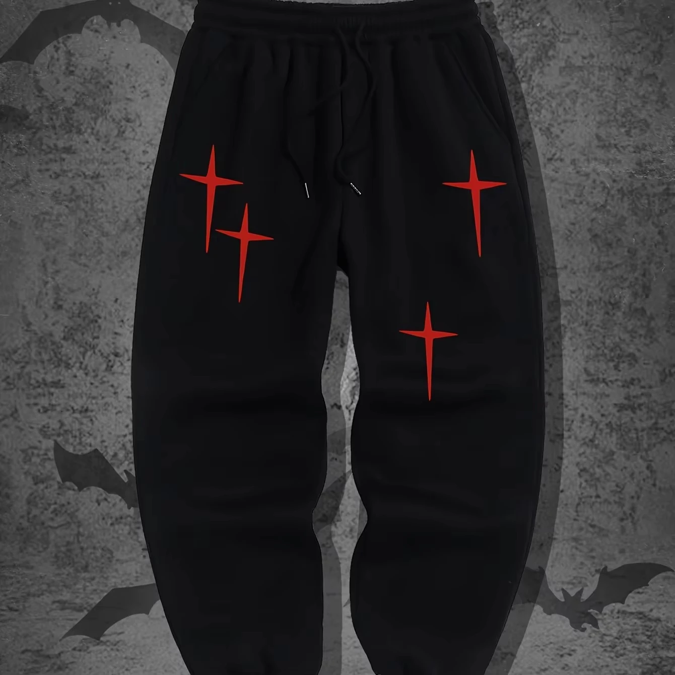 Harajuku hip-hop pants Printed - Street Fashion Couple 리뷰 및 가격
