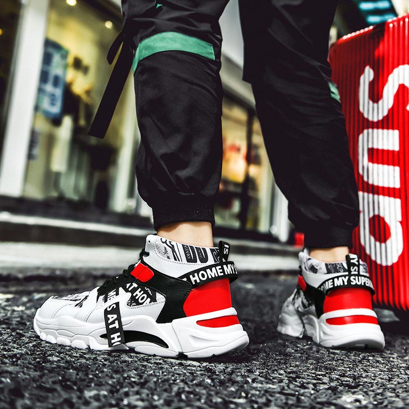Large Size High Top Chunky Man - Street Fashion Online Shopping 리뷰 및 가격