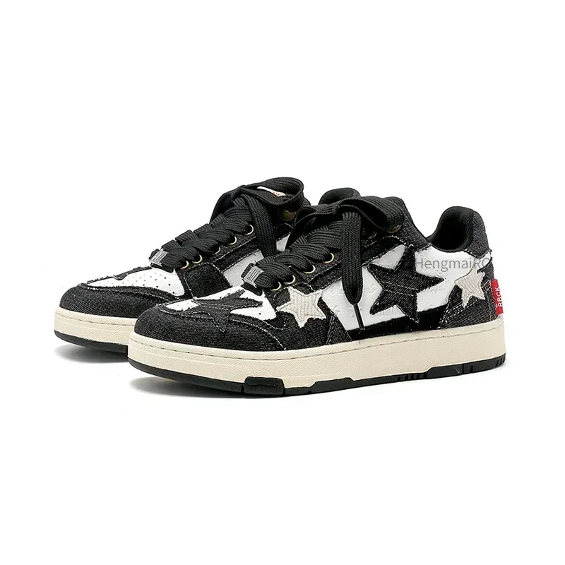 Women Sneakers Man Retro Star  - Street Fashion Couple 리뷰 및 가격