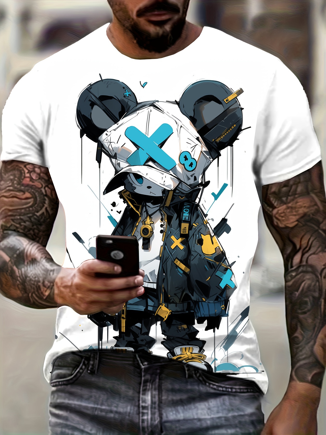 Original trendy brand cartoon  - Street Fashion Elements 리뷰 및 가격