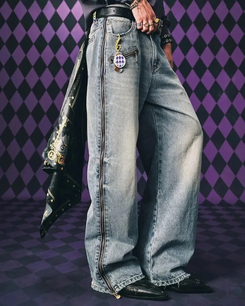 Y2K Streetwear Men Hip Hop Har - Street Fashion Baggy 리뷰 및 가격