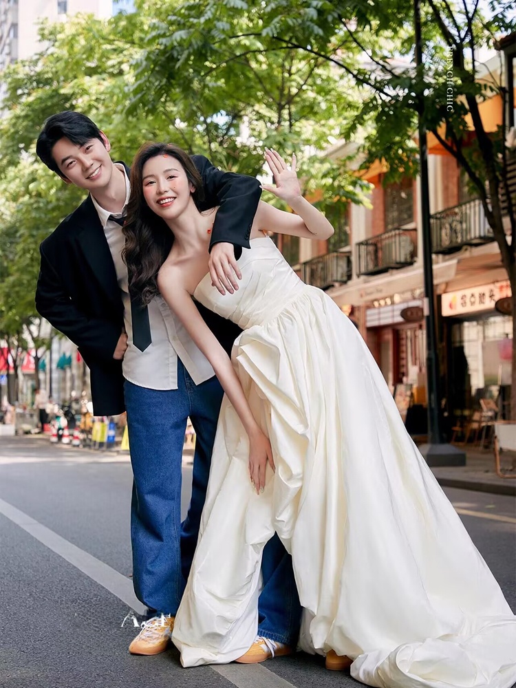 Korean Style Denim Young Coupl - Street Fashion Couple 리뷰 및 가격