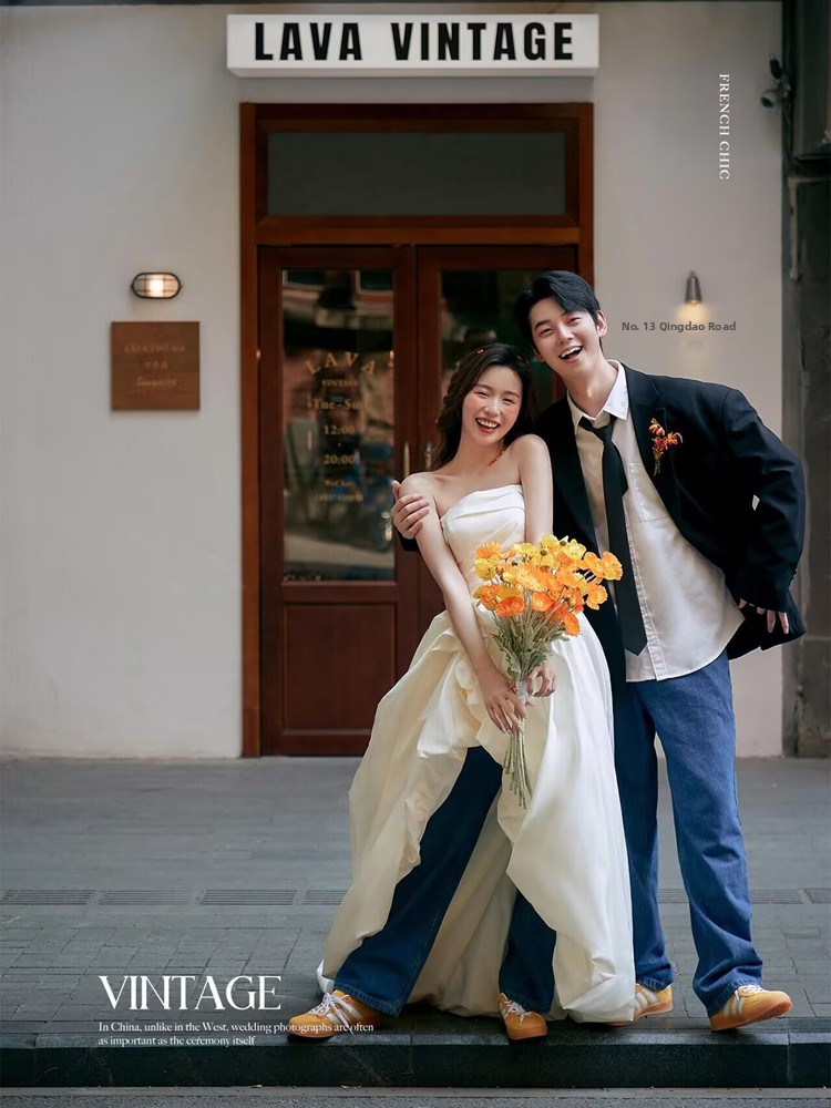 Korean Style Denim Young Coupl - Street Fashion Couple 리뷰 및 가격