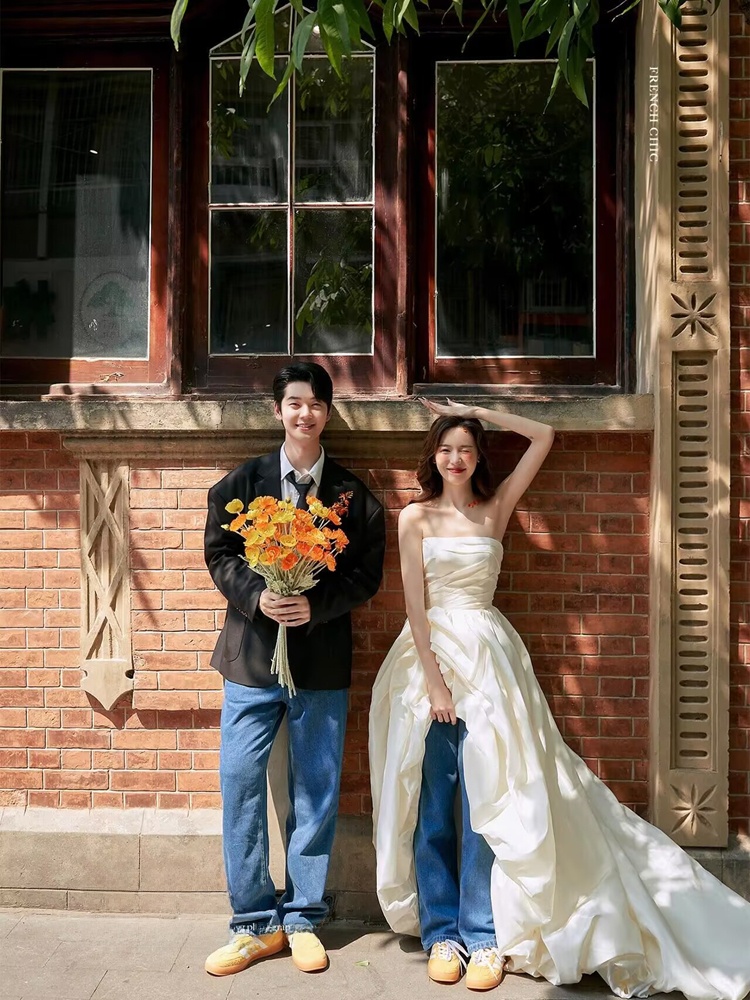 Korean Style Denim Young Coupl - Street Fashion Couple 리뷰 및 가격
