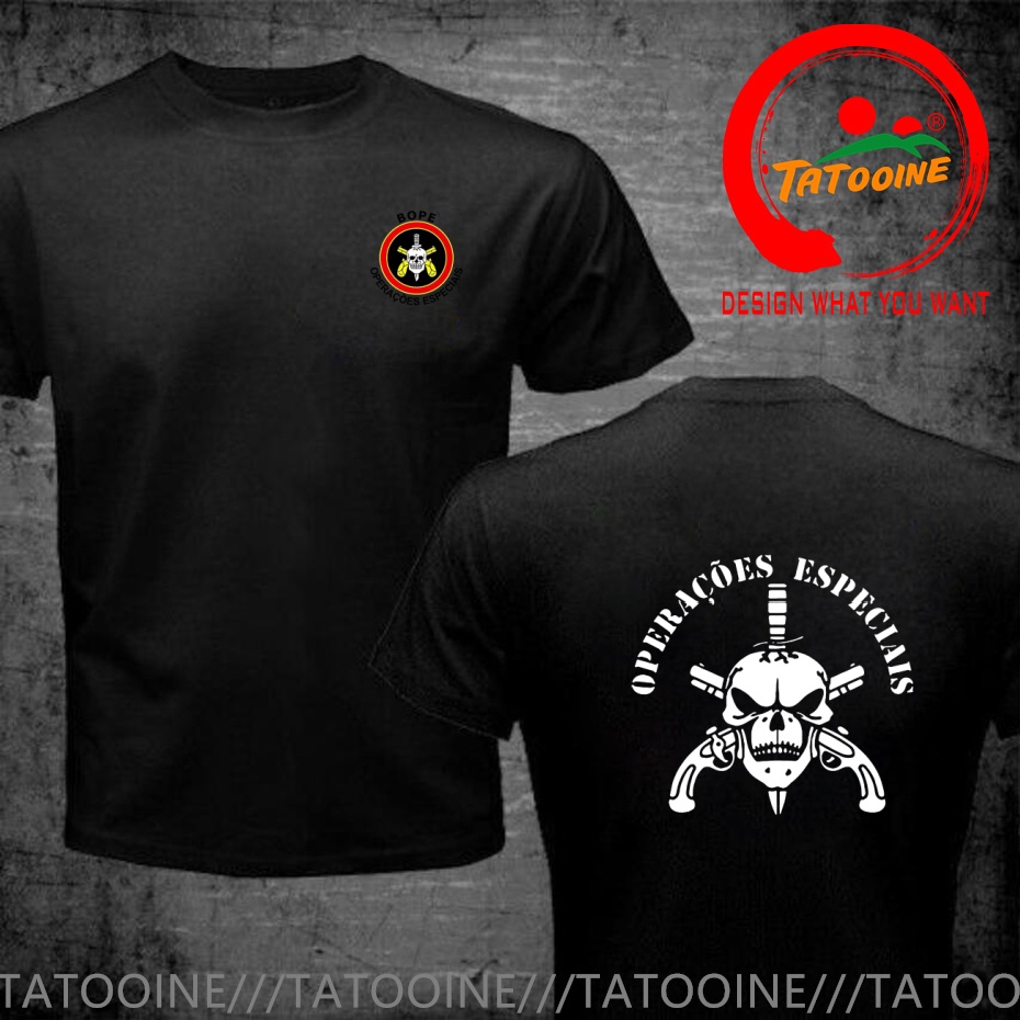 Funny Design BOPE Elite Death  - Street Fashion Brazil 리뷰 및 가격
