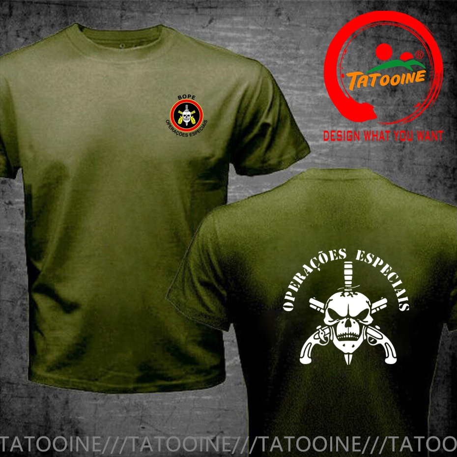 Funny Design BOPE Elite Death  - Street Fashion Brazil 리뷰 및 가격