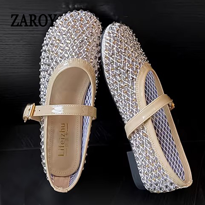 ZAROY Rhinestone Mesh Ballet F - Street Fashion Luxury 리뷰 및 가격