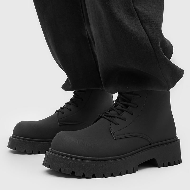 100%Genuine Leather Mens Boots - Street Fashion Designers 리뷰 및 가격