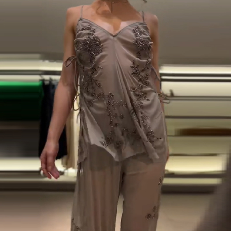 2026 New Women Grey Two-piece  - Street Fashion Vest 리뷰 및 가격