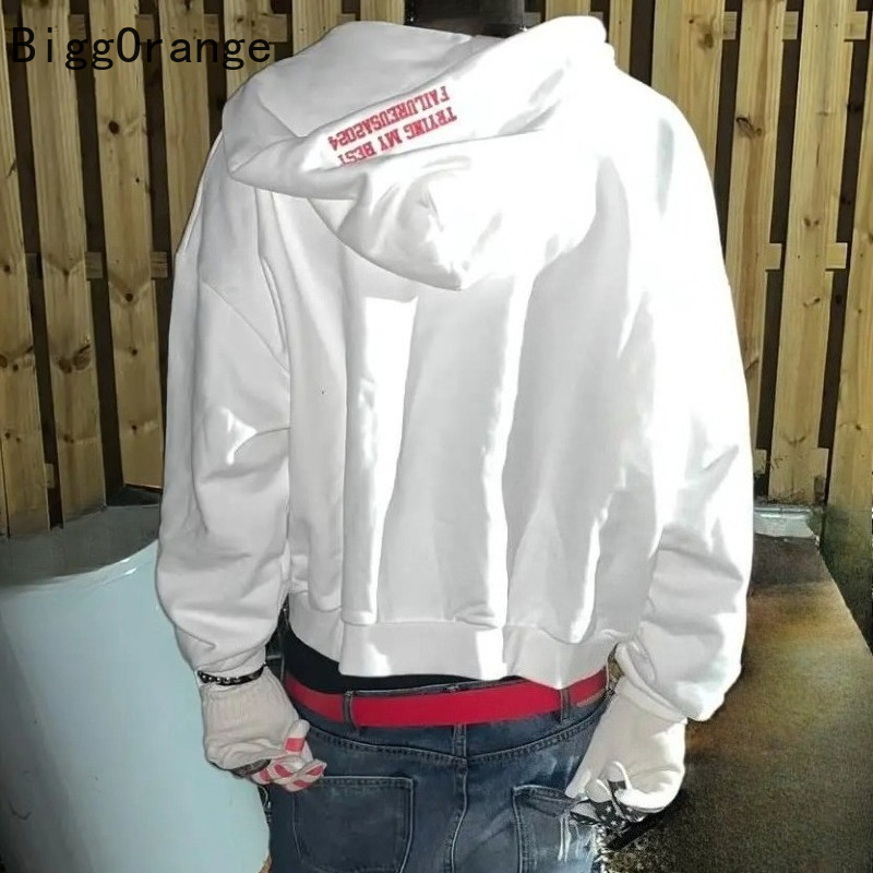 Sweatshirt coat rhinestone emb - Street Fashion Elements 리뷰 및 가격
