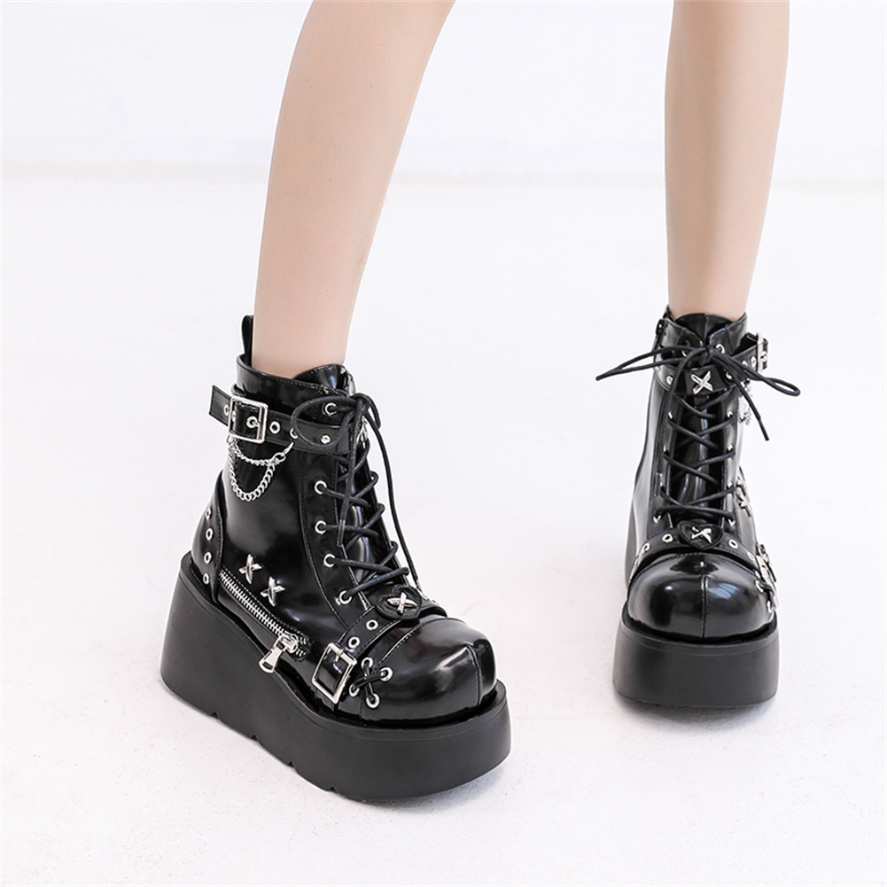 Brand New Ladies Goth Platform - Street Fashion Girls 리뷰 및 가격