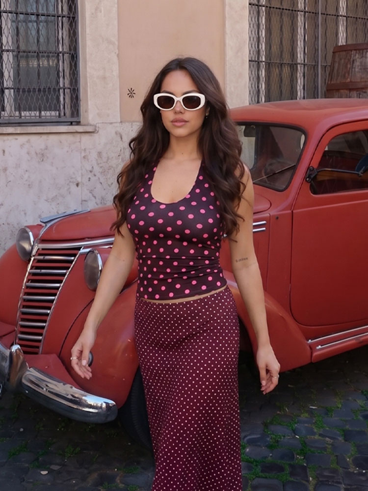 HH Fashion Retro Women Polka D - Street Fashion Vest 리뷰 및 가격