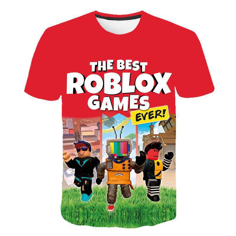 Roblox Game Kids T-Shirt Cospl - Street Fashion Roblox 리뷰 및 가격