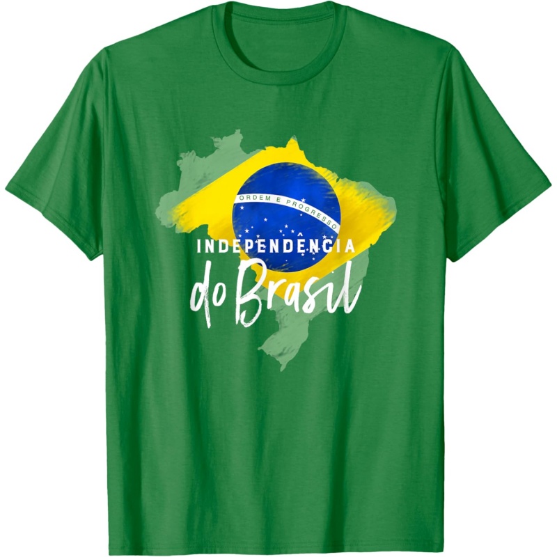 3D Printed Brazil Music T-Shir - Street Fashion Brazil 리뷰 및 가격