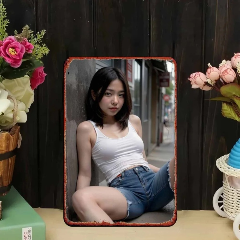 New Trendy HD Metal Wall Art - - Street Fashion Asian 리뷰 및 가격