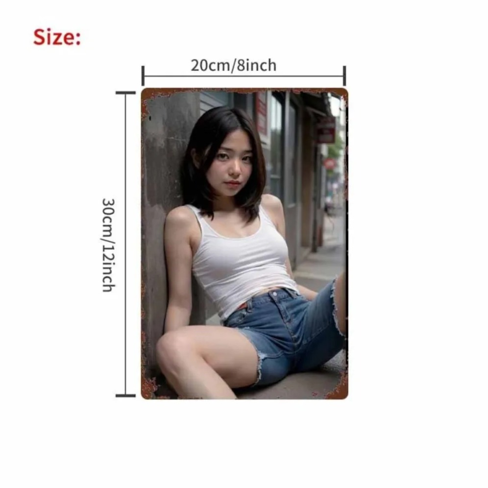 New Trendy HD Metal Wall Art - - Street Fashion Asian 리뷰 및 가격