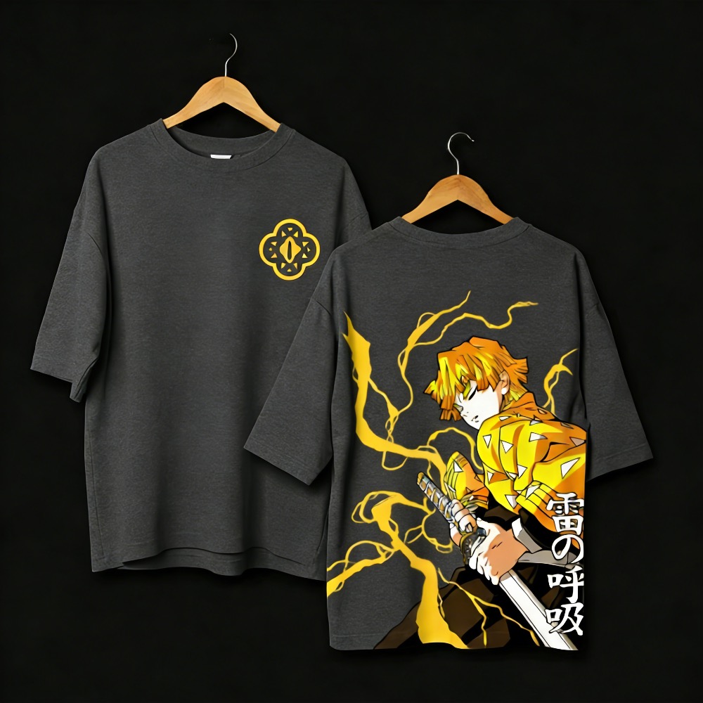 Plus Size Demon Slayer Anime P - Street Fashion Japan 리뷰 및 가격