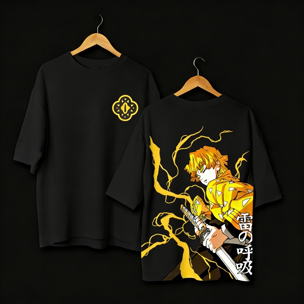 Plus Size Demon Slayer Anime P - Street Fashion Japan 리뷰 및 가격